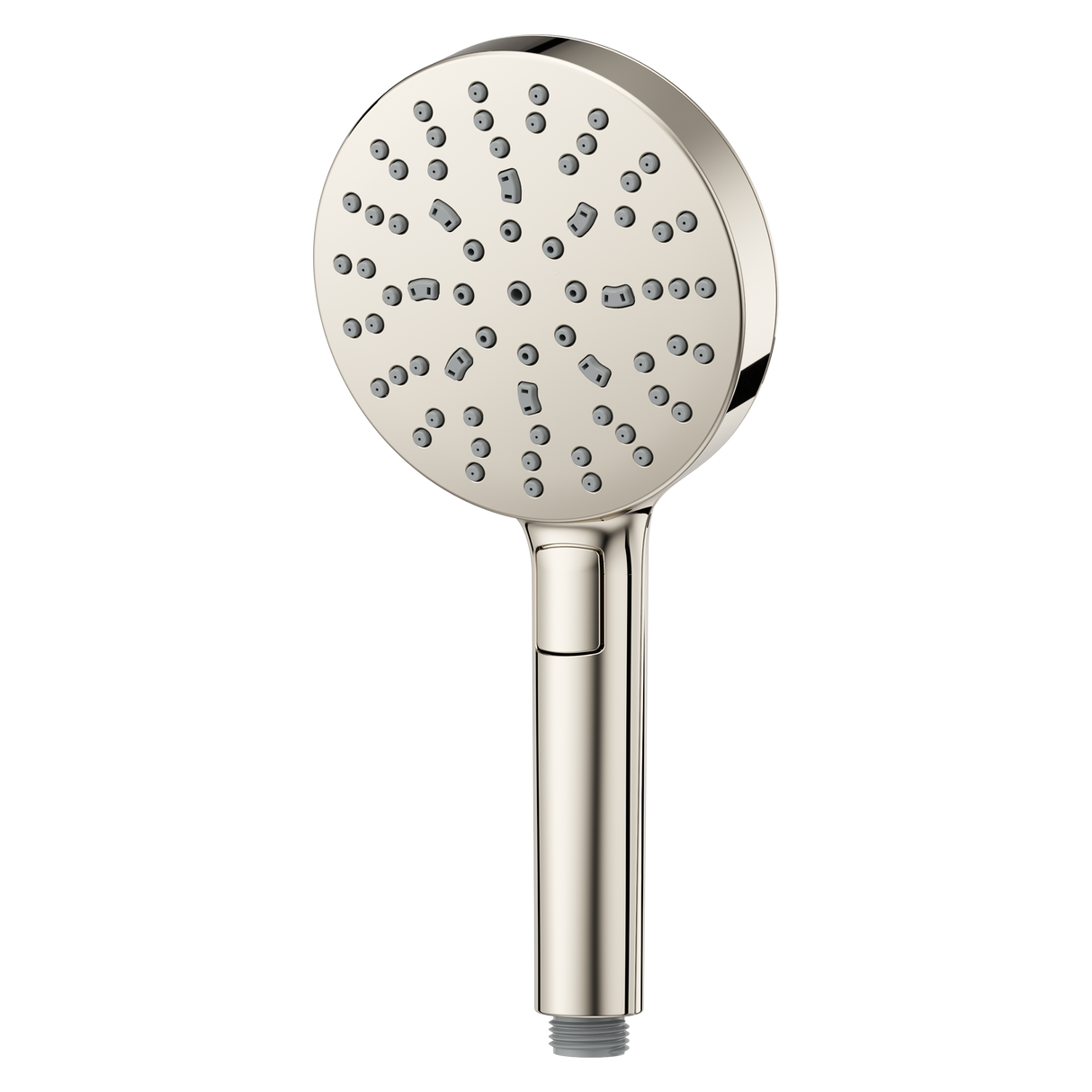 Modern Round Handshower in Polished Nickel