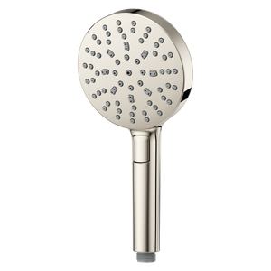 Modern Round Handshower in Polished Nickel