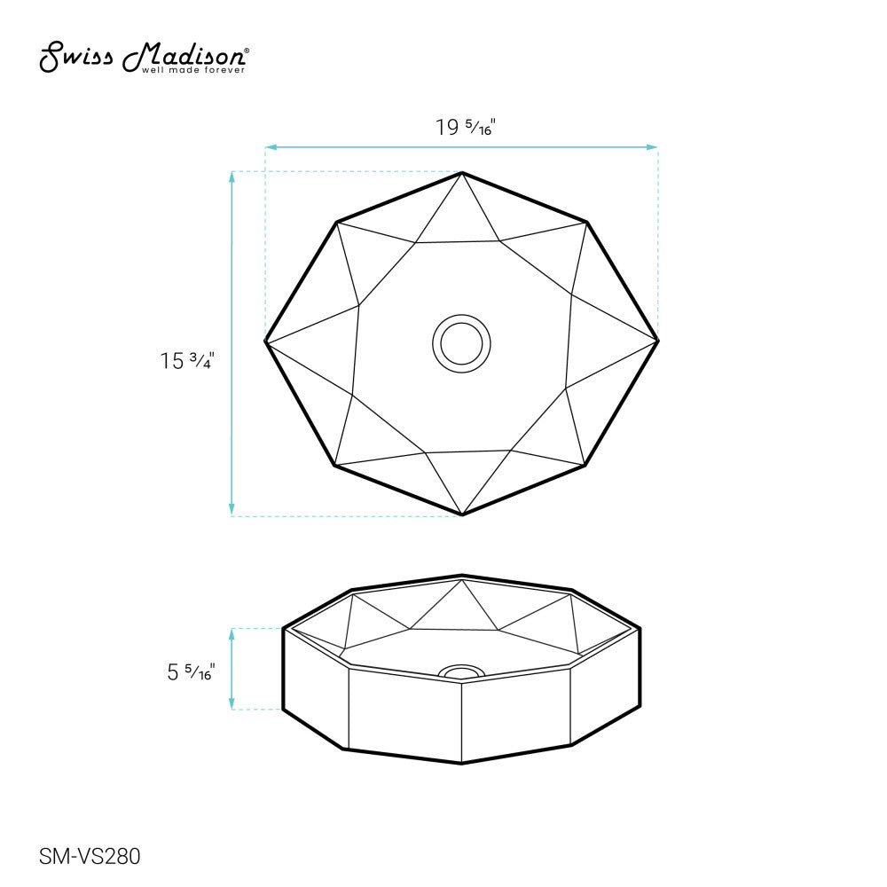 Brusque Vessel Sink