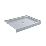 Voltaire 48 x 36 Single-Threshold, Center Drain, Shower Base in Grey