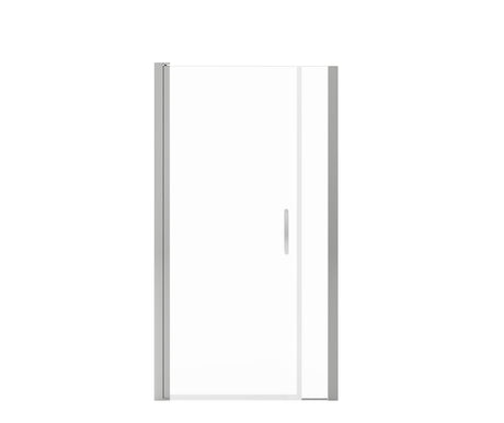 MAAX 138268-900-084-100 Manhattan 39-41 x 68 in. 6 mm Pivot Shower Door for Alcove Installation with Clear glass & Round Handle in Chrome