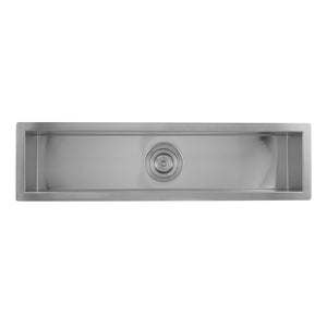 DAX Stainless Steel Handmade Undermount Bar Sink, Brushed Stainless Steel DAX-SQ-3285