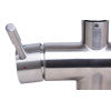 ALFI brand AB2038-BSS Solid Brushed Stainless Steel Retractable Single Hole Kitchen Faucet