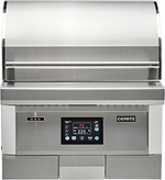 Coyote C2P28-FS 28" Pellet Grill with Cart, Stainless Steel