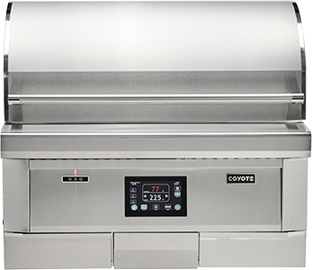 Coyote C2P36 36" Built-In Pellet Grill, Stainless Steel