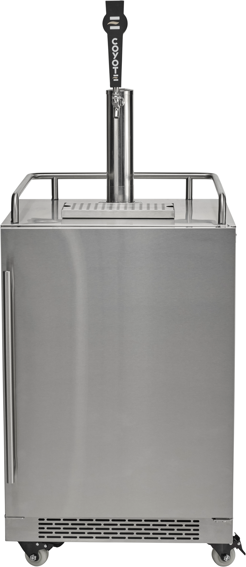 Coyote C124KEG 24" Outdoor Kegerator, Stainless Steel