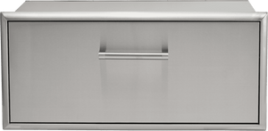 Coyote C3-SSD28 28" Single Sealed Storage Drawer, Stainless Steel - image 3