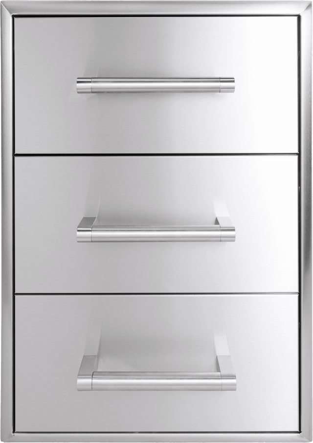 Coyote C3-3DC 3 Drawer Cabinet, Stainless Steel
