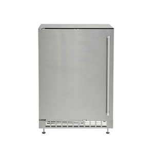 Coyote C124R-S 24" Outdoor Refrigerator, Reversible Hinge, Stainless Steel