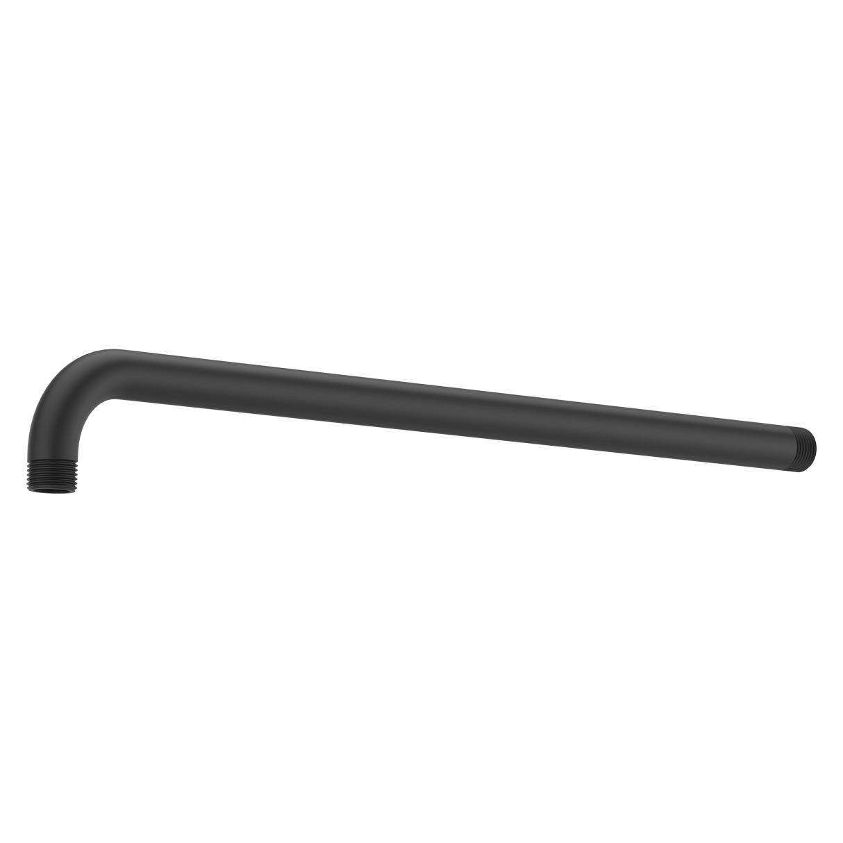 Universal 18 in. Straight Shower Arm in Matte Black