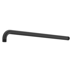 Universal 18 in. Straight Shower Arm in Matte Black