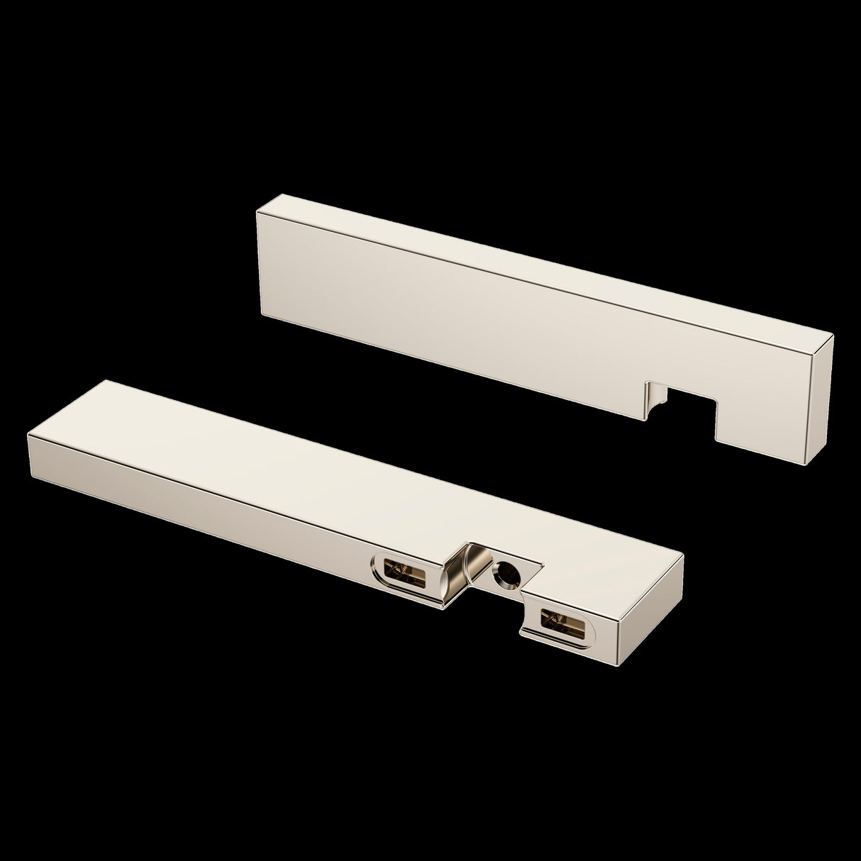 Verve Lever Handle Kit for Wall Mounted Tub Filler in Polished Nickel