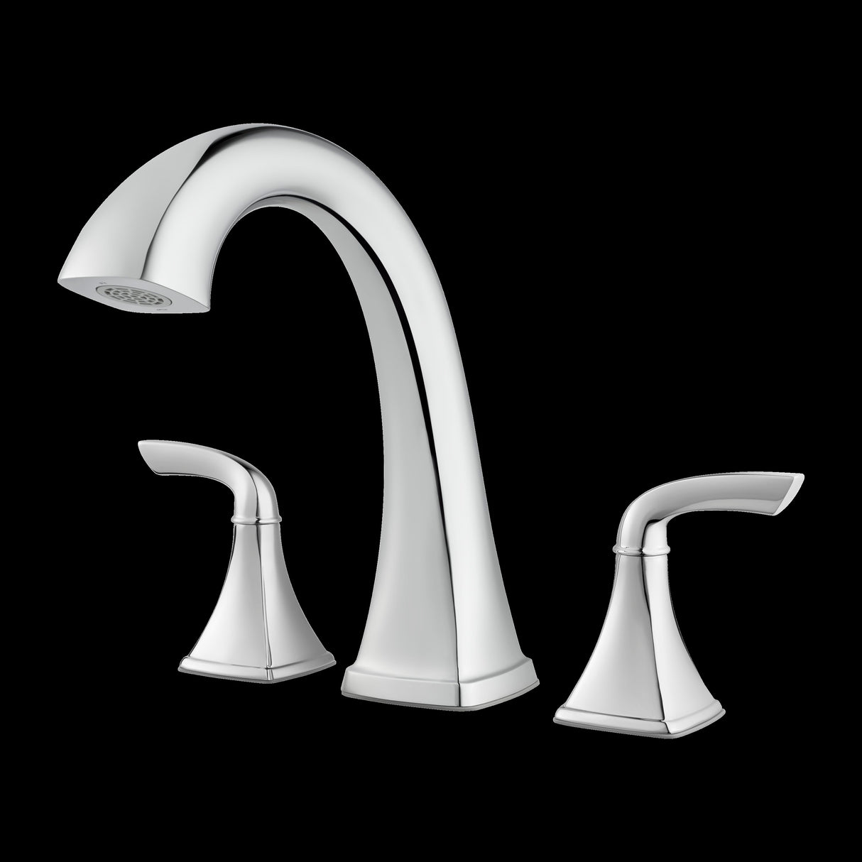 Bronson 2-Handle Complete Roman Tub Trim in Polished Chrome