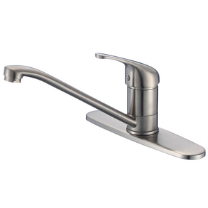 DAX Brass Single Handle Kitchen Faucet, 9", Nickel DAX-8237-BN