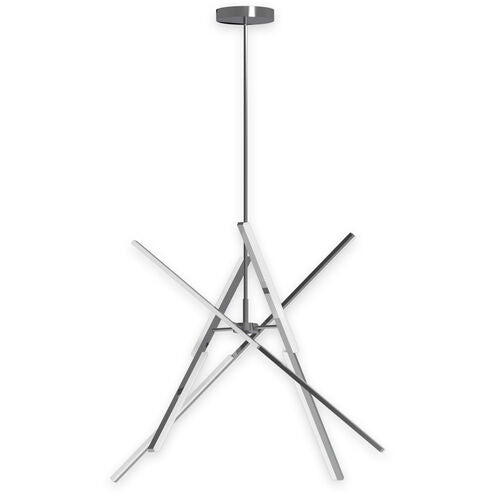 Stix Chandelier - Chrome / 50.00