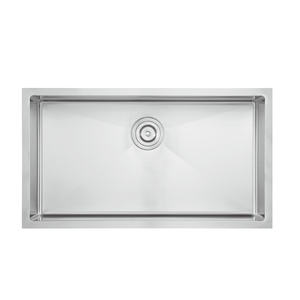 DAX Stainless Steel Single Bowl Undermount Kitchen Sink, 32", Brushed Stainless Steel DAX-T3318-R10