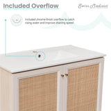 Classe 36" Bathroom Vanity in White Oak