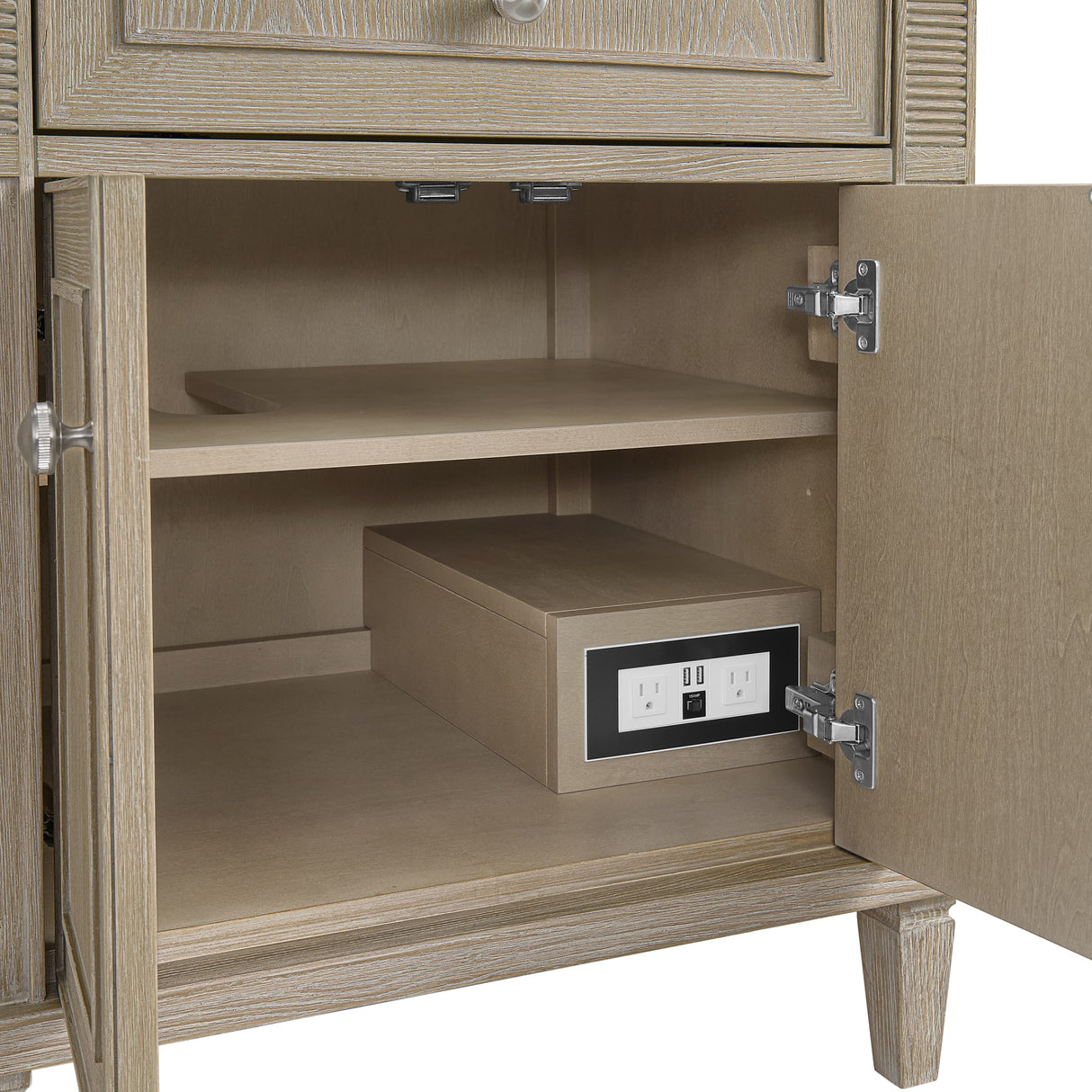 Lorelai 72" Double Vanity, Whitewashed Oak