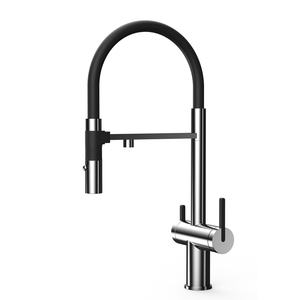 DAX Brass Dual Function Pull Out and Filter Water Spout, Nickel DAX-8020094-BN
