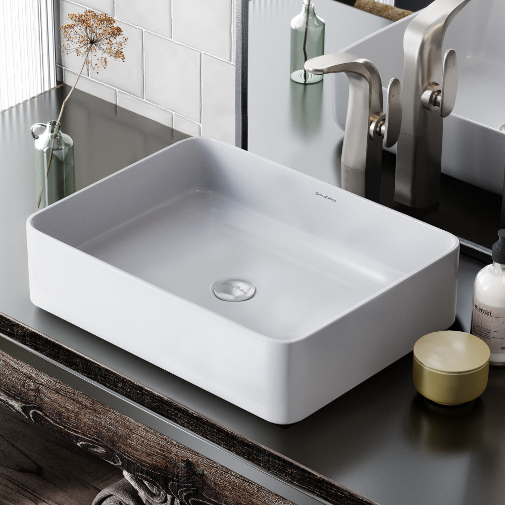 Concorde Rectangle Ceramic Vessel Sink