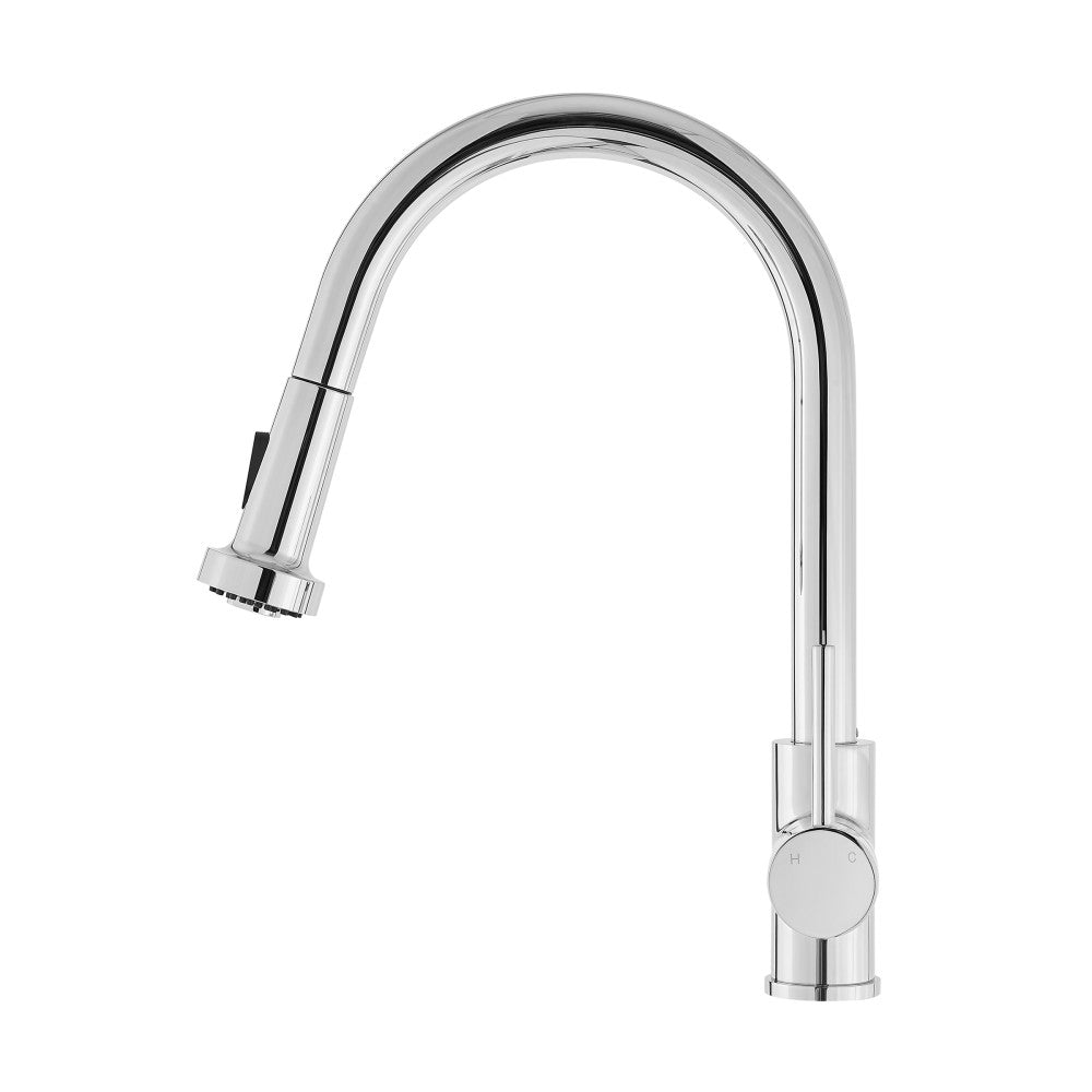 Nouvet Single Handle, Pull-Down Kitchen Faucet in Chrome