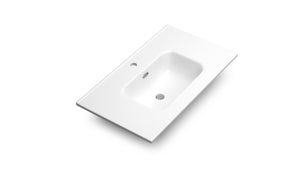 DAX Onix Ceramic Basin, 32", Glossy White DAX-ONIX0332
