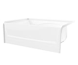 Swanstone VP6042CTL/R 60 x 42 Solid Surface Bathtub with Left Hand Drain in White VP6042CTL.010