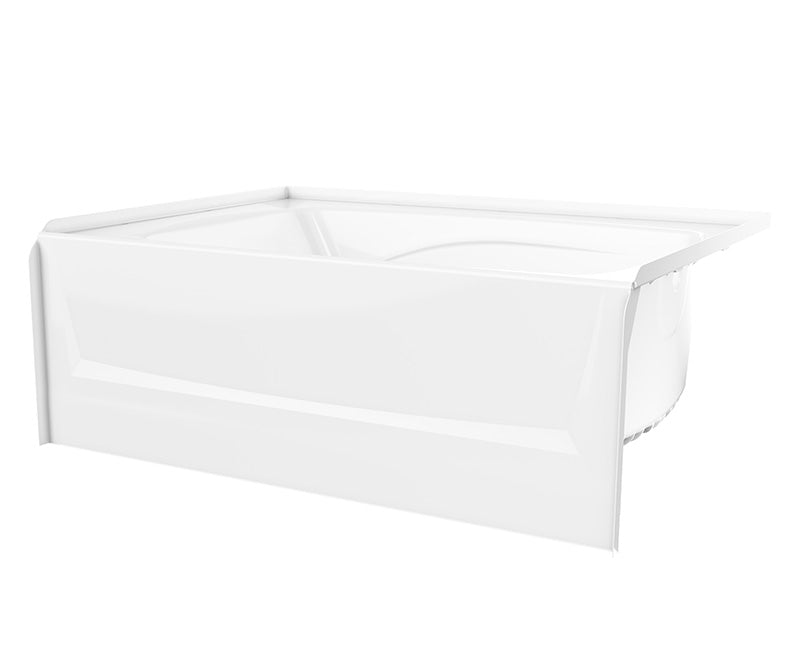 Swanstone VP6042CTL/R 60 x 42 Solid Surface Bathtub with Right Hand Drain in White VP6042CTR.010