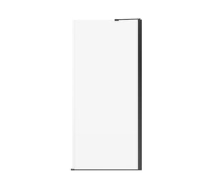 MAAX 139583-900-340-000 Reveal Sleek 71 Return Panel for 36 in. Base with Clear glass in Matte Black