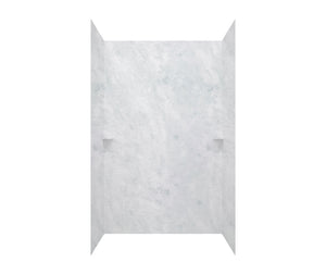Swanstone SK-366296 36 x 62 x 96 Swanstone Smooth Glue up Shower Wall Kit in Ice SK366296.130