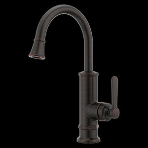 Port Haven 1-Handle Bar/Prep Kitchen Faucet in Tuscan Bronze