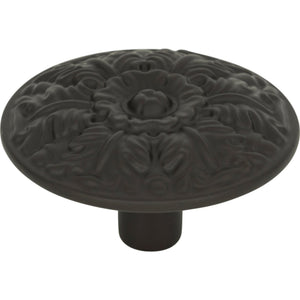 Atlas Homewares Hammered Medallion Knob 1 1/2 Inch Aged Bronze
