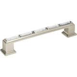 Atlas Homewares Legacy Crystal Pull 5 1/16 Inch (c-c) Brushed Nickel
