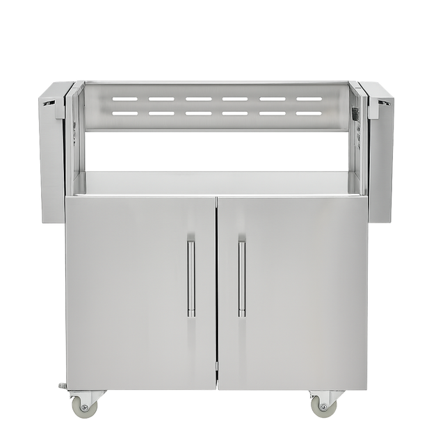 Coyote C3C34CT Cart for 34" C-Series Grill, Stainless Steel