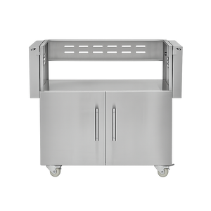 Coyote C3CH36CT Cart for 36" Charcoal Grill, Stainless Steel
