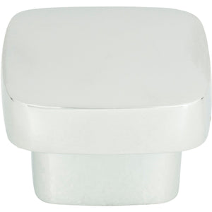 Atlas Homewares Chunky Square Knob Large 1 13/16 Inch Polished Chrome
