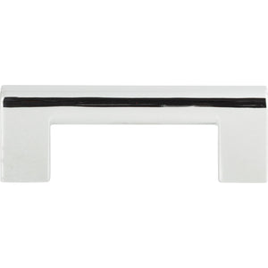 Atlas Homewares Round Rail Pull 3 Inch (c-c) Polished Chrome