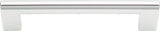 Atlas Homewares Round Rail Pull 5 1/16 Inch (c-c) Polished Chrome