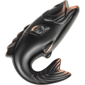 Atlas Homewares Fish Knob 2 1/4 Inch Venetian Bronze