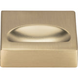 Atlas Homewares Thin Square Knob 1 1/4 Inch Champagne