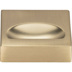Atlas Homewares Thin Square Knob 1 1/4 Inch Champagne