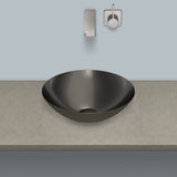 Alape Dish Basin, SB.K360.GS, Dark Iron 3501000190