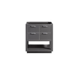 Avanity Allie 30 in. Vanity Only in Twilight Gray with Silver Trim
