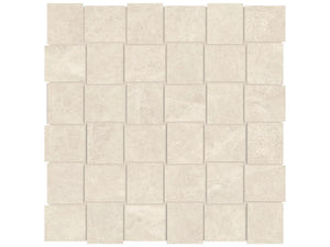 Anatolia Tile 2X2 Basketweave Mayfair Allure Ivory Matte Porcelain Mosaics. 1 Sheet = .98 Sq. Ft. 4501-0126-1 Allure Ivory 2x2 Basketweave Matte - premium natural stone mosaic tile from Anatolia Tile, available at PoshHaus showroom in Keene, NH