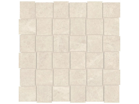 Anatolia Tile 2X2 Baskeetweave Mayfair Allure Ivory Polished Porcelain Mosaics. 1 Sheet = .98 Sq. Ft. 4501-0137-1 Allure Ivory 2x2 Basketweave Polished - premium natural stone mosaic tile from Anatolia Tile, available at PoshHaus showroom in Keene, NH
