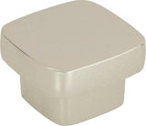 Atlas Homewares Chunky Square Knob Large 1 13/16 Inch Polished Nickel