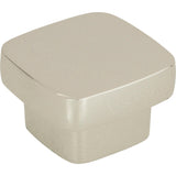 Atlas Homewares Chunky Square Knob Large 1 13/16 Inch Polished Nickel