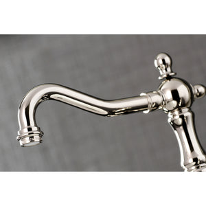 Kingston Brass KS1976AX 8 in. Widespread Bathroom Faucet, Polished Nickel