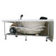 EAGO AM200  5' Rounded Modern Double Seat Corner Whirlpool Bath Tub with Fixtures