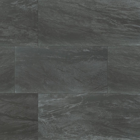 Durban Anthracite 12"x24" Polished Porcelain Floor and Wall Tile - MSI Collection angle view